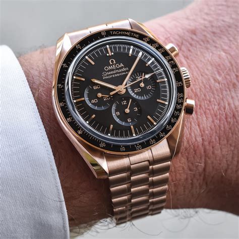 omega speedmaster professional gold